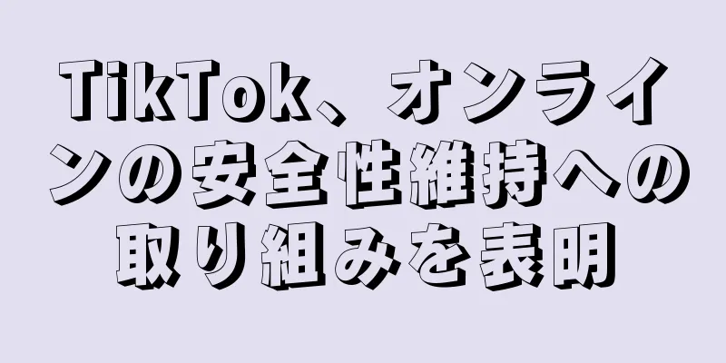 TikTok、オンラインの安全性維持への取り組みを表明