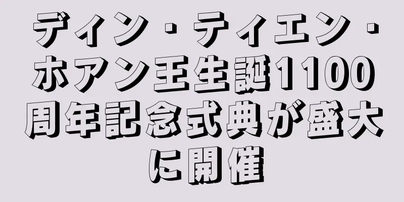 ディン・ティエン・ホアン王生誕1100周年記念式典が盛大に開催