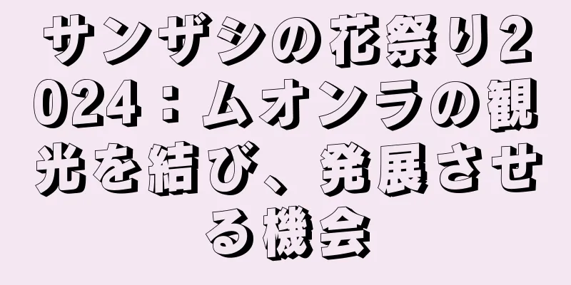 サンザシの花祭り2024：ムオンラの観光を結び、発展させる機会