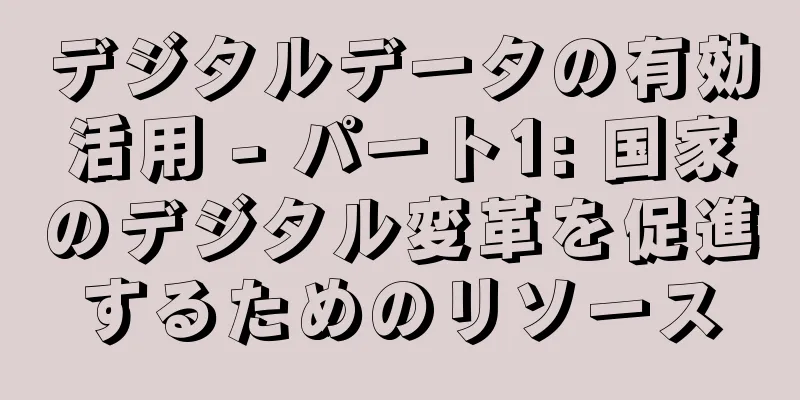 デジタルデータの有効活用 - パート1: 国家のデジタル変革を促進するためのリソース