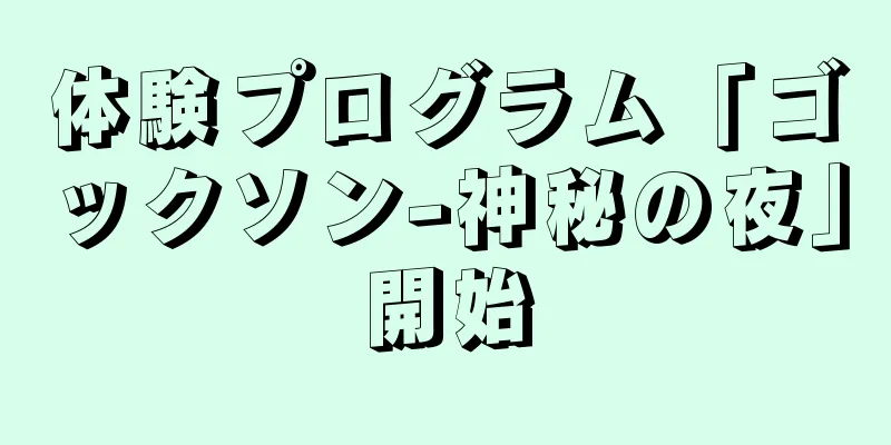 体験プログラム「ゴックソン-神秘の夜」開始