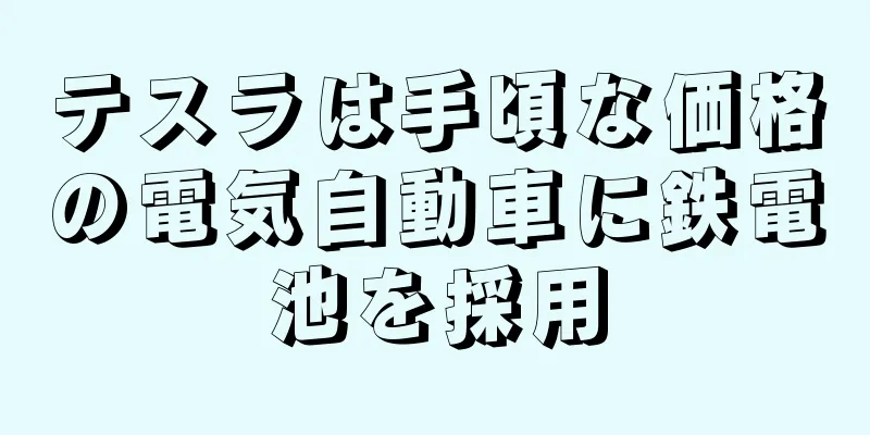 テスラは手頃な価格の電気自動車に鉄電池を採用
