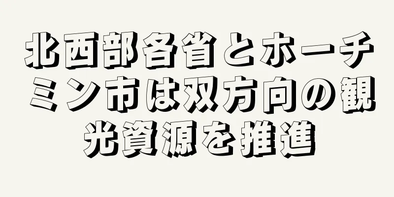 北西部各省とホーチミン市は双方向の観光資源を推進