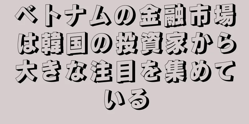 ベトナムの金融市場は韓国の投資家から大きな注目を集めている