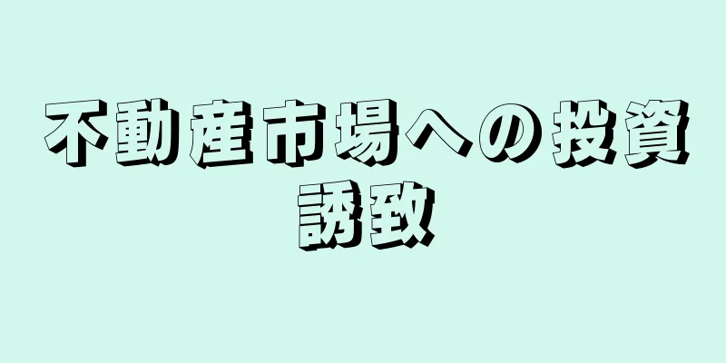 不動産市場への投資誘致