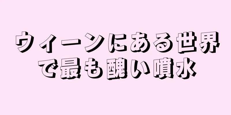 ウィーンにある世界で最も醜い噴水