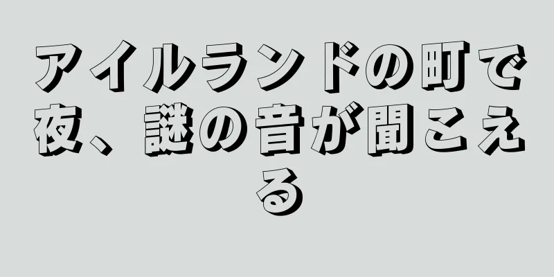 アイルランドの町で夜、謎の音が聞こえる
