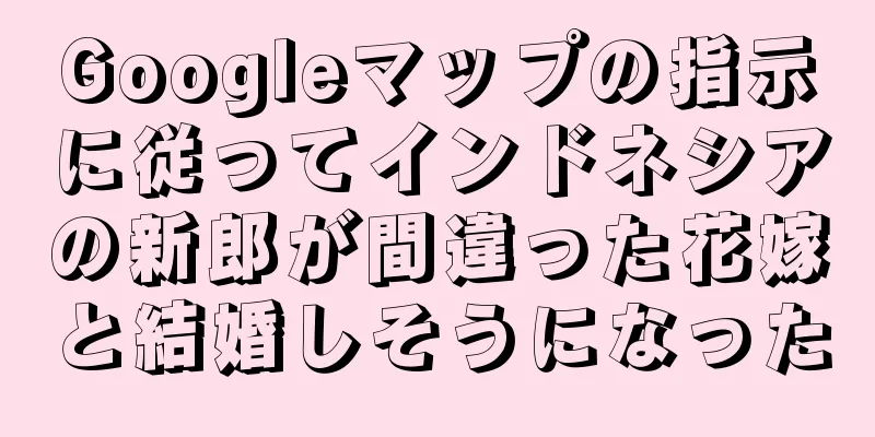 Googleマップの指示に従ってインドネシアの新郎が間違った花嫁と結婚しそうになった