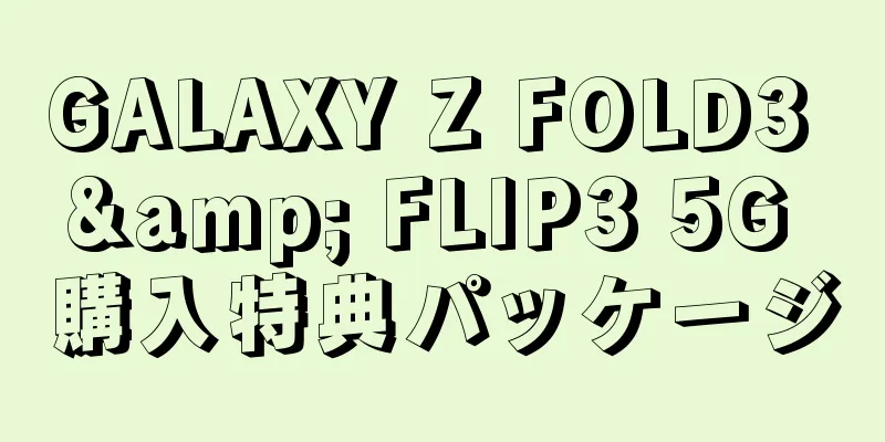 GALAXY Z FOLD3 & FLIP3 5G 購入特典パッケージ