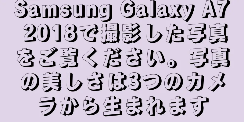 Samsung Galaxy A7 2018で撮影した写真をご覧ください。写真の美しさは3つのカメラから生まれます